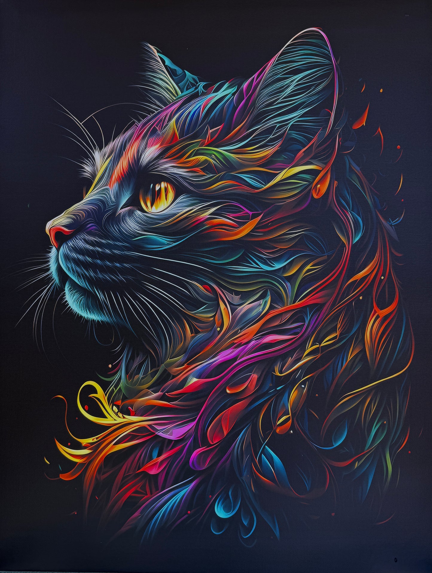 A visually arresting work that evokes both wonder and contemplation