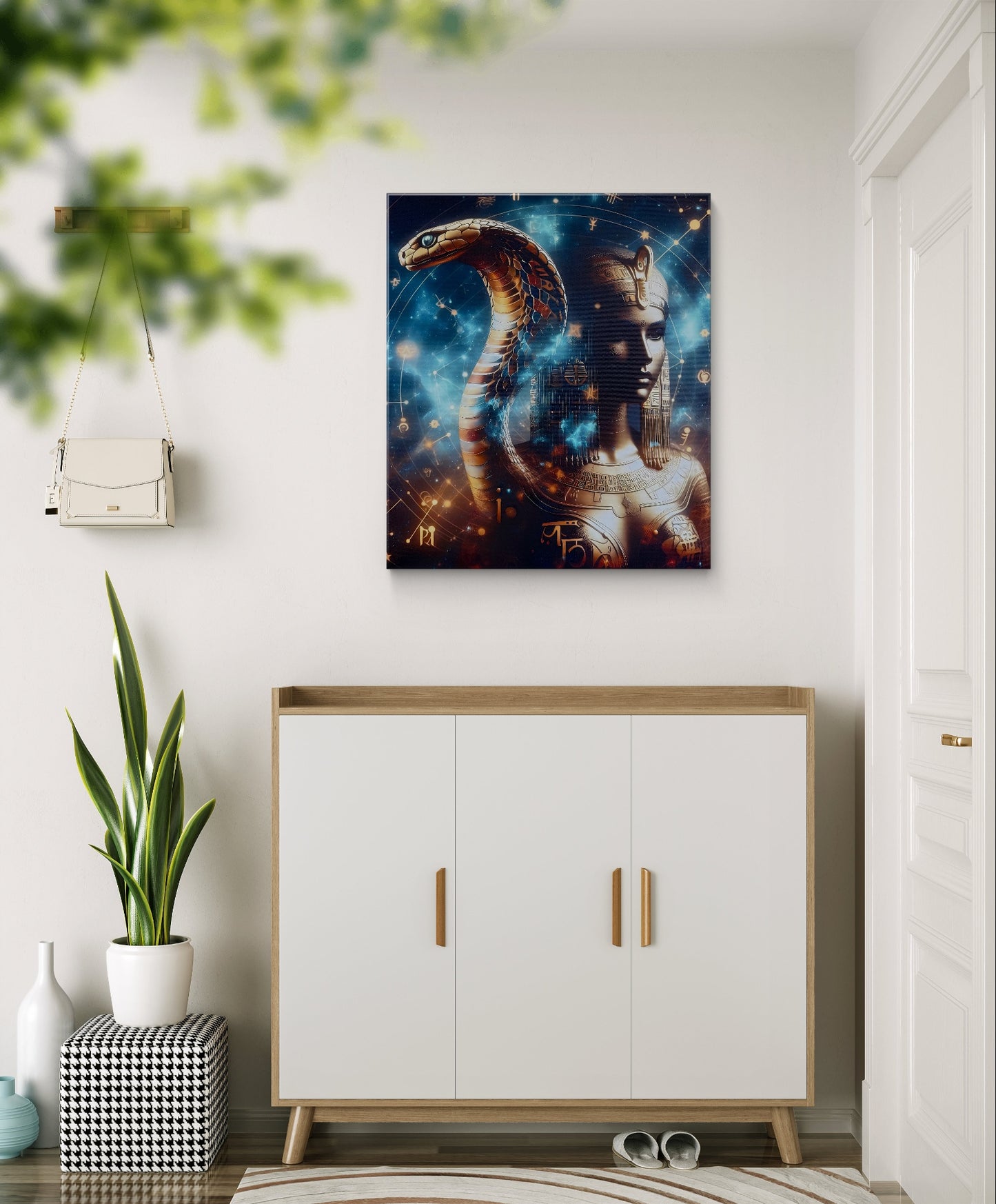 A modern wall art, full of fantasy and spiritual symbolism