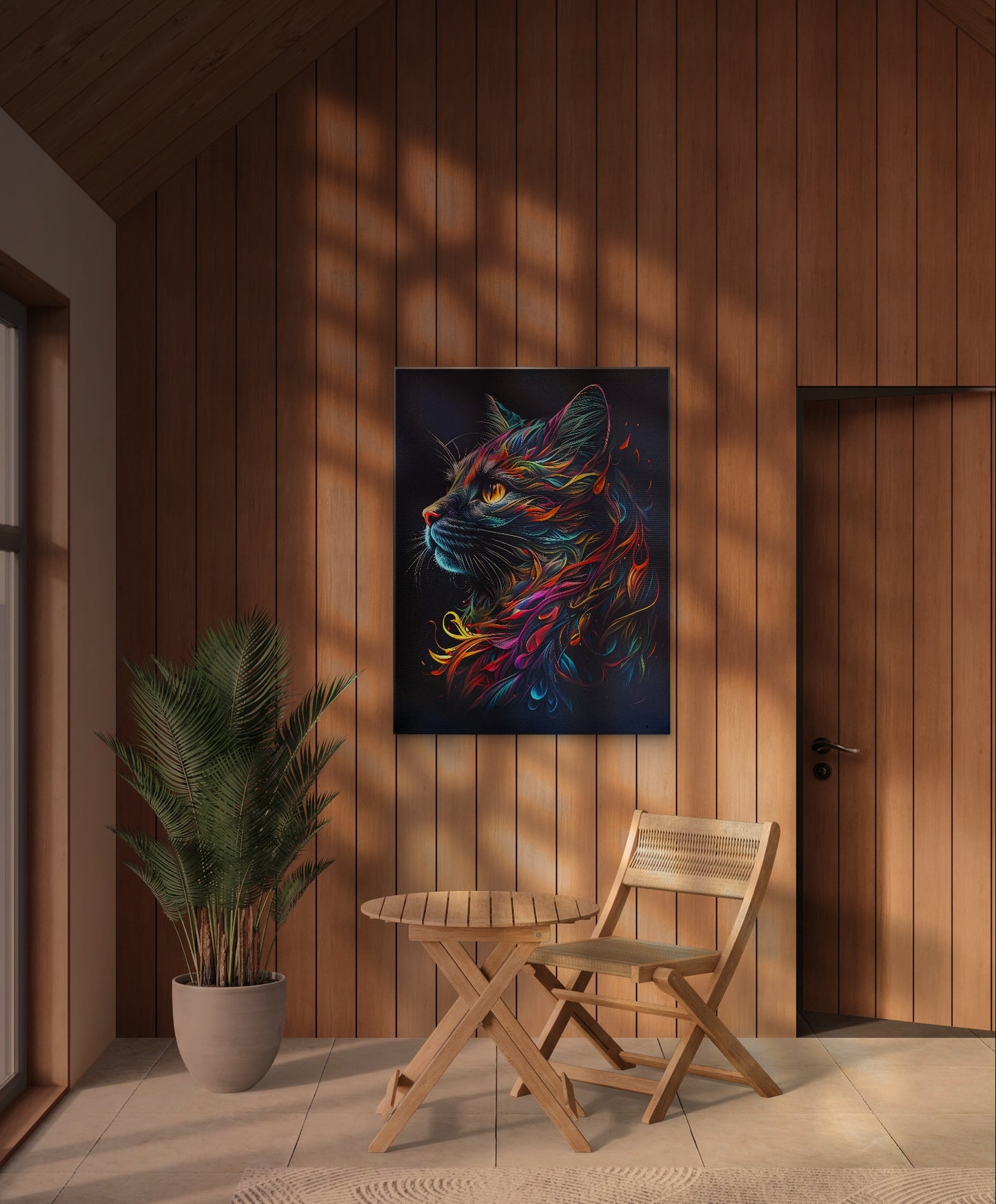 A visually arresting work that evokes both wonder and contemplation