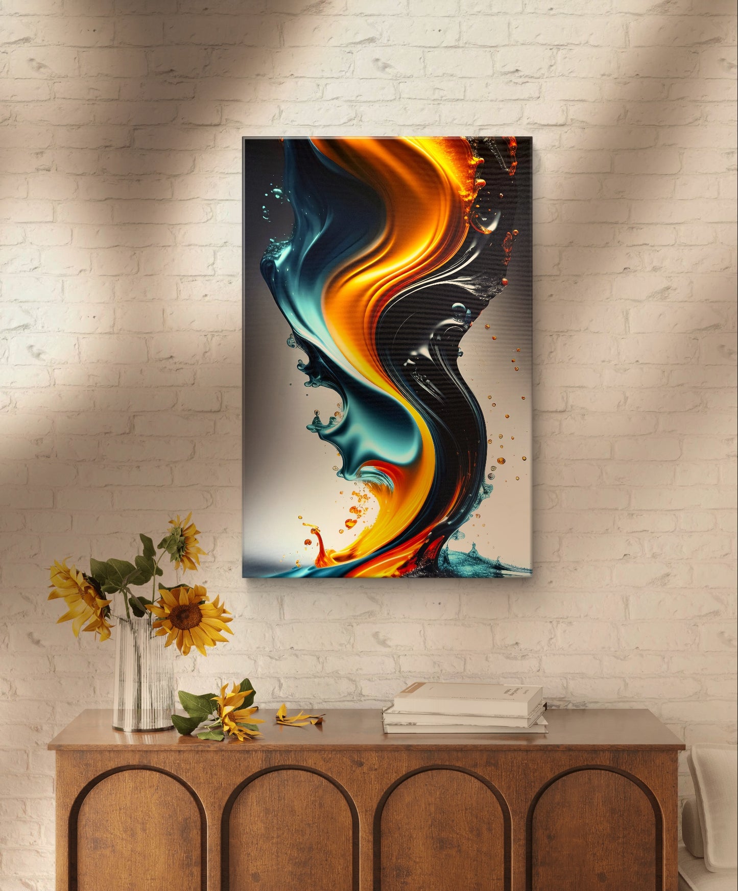 A luminous, impressionistic canvas arts that captures the fleeting beauty of water and color.