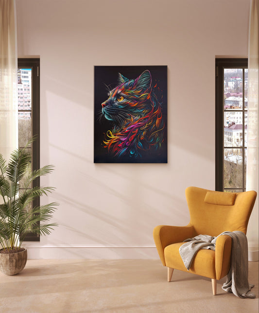 A visually arresting work that evokes both wonder and contemplation