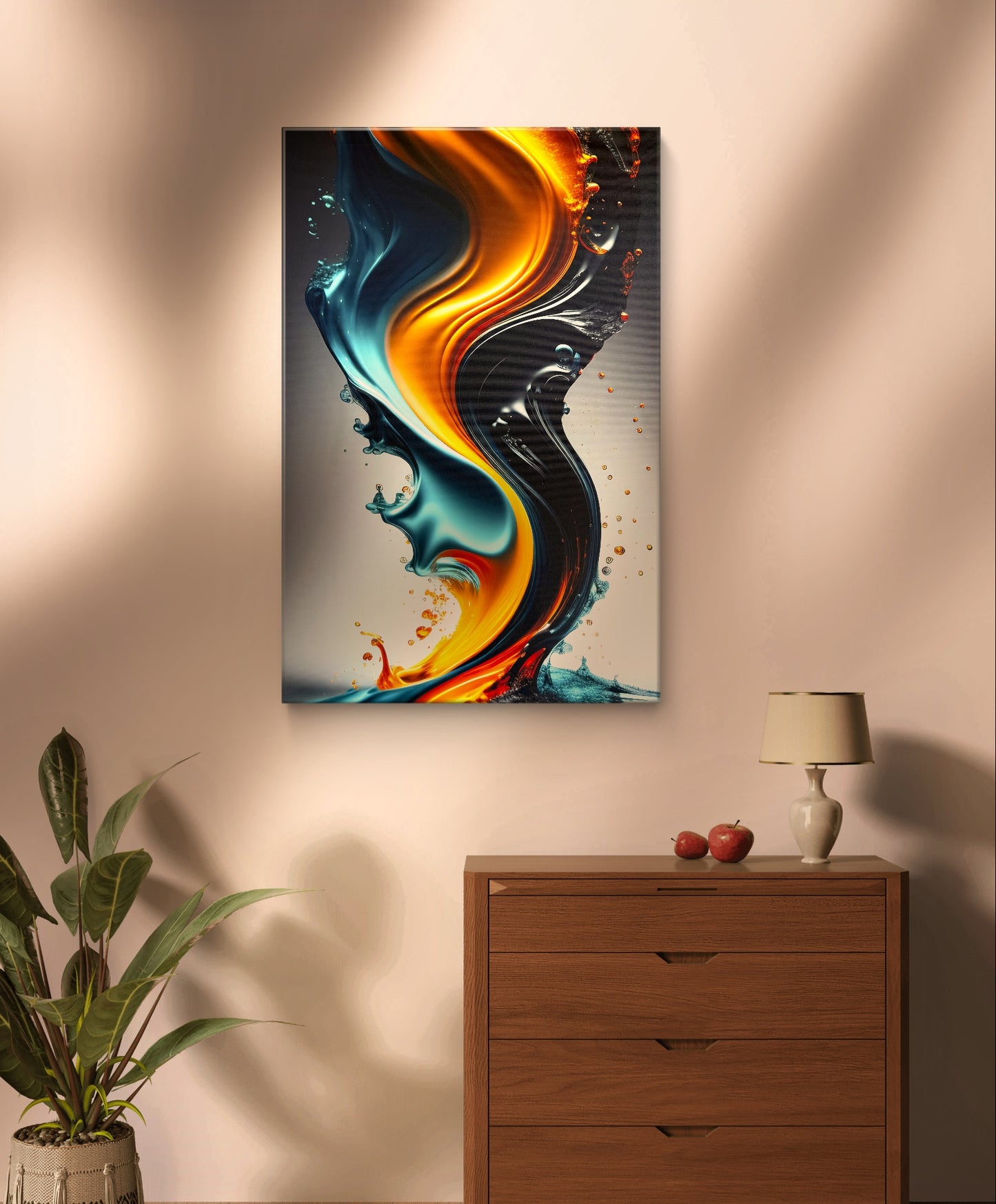 A luminous, impressionistic canvas arts that captures the fleeting beauty of water and color.