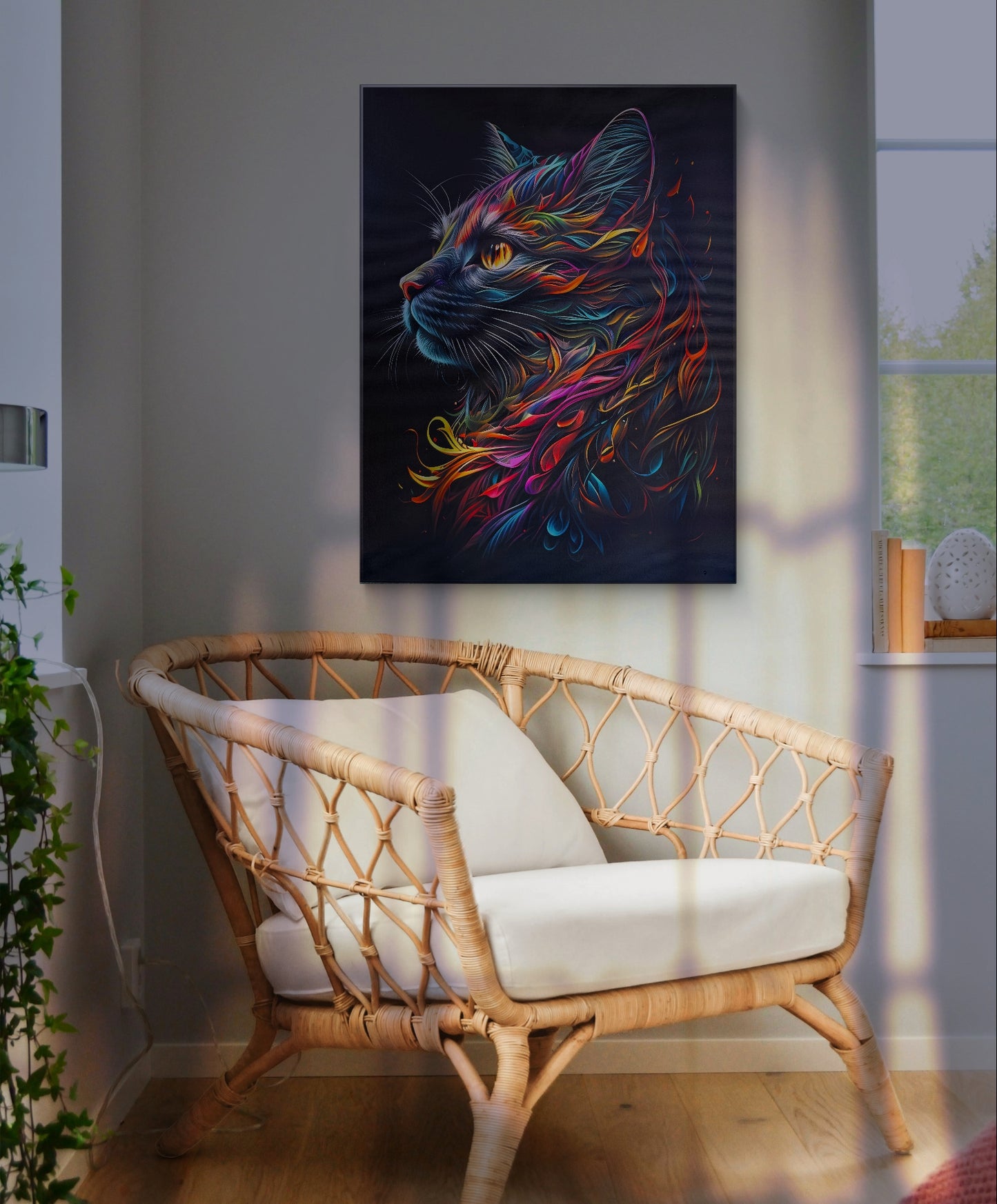 A visually arresting work that evokes both wonder and contemplation