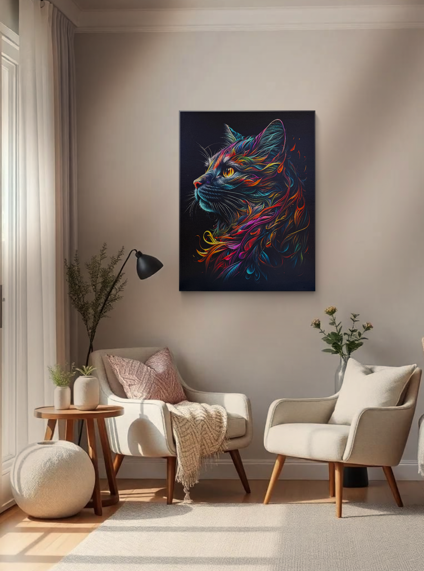 A visually arresting work that evokes both wonder and contemplation