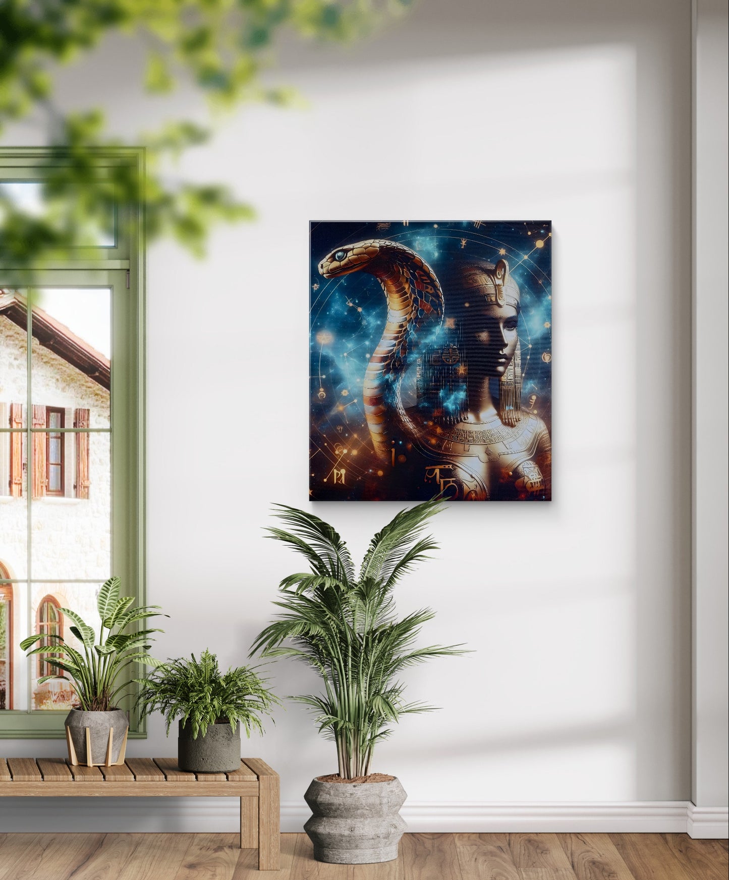 A modern wall art, full of fantasy and spiritual symbolism