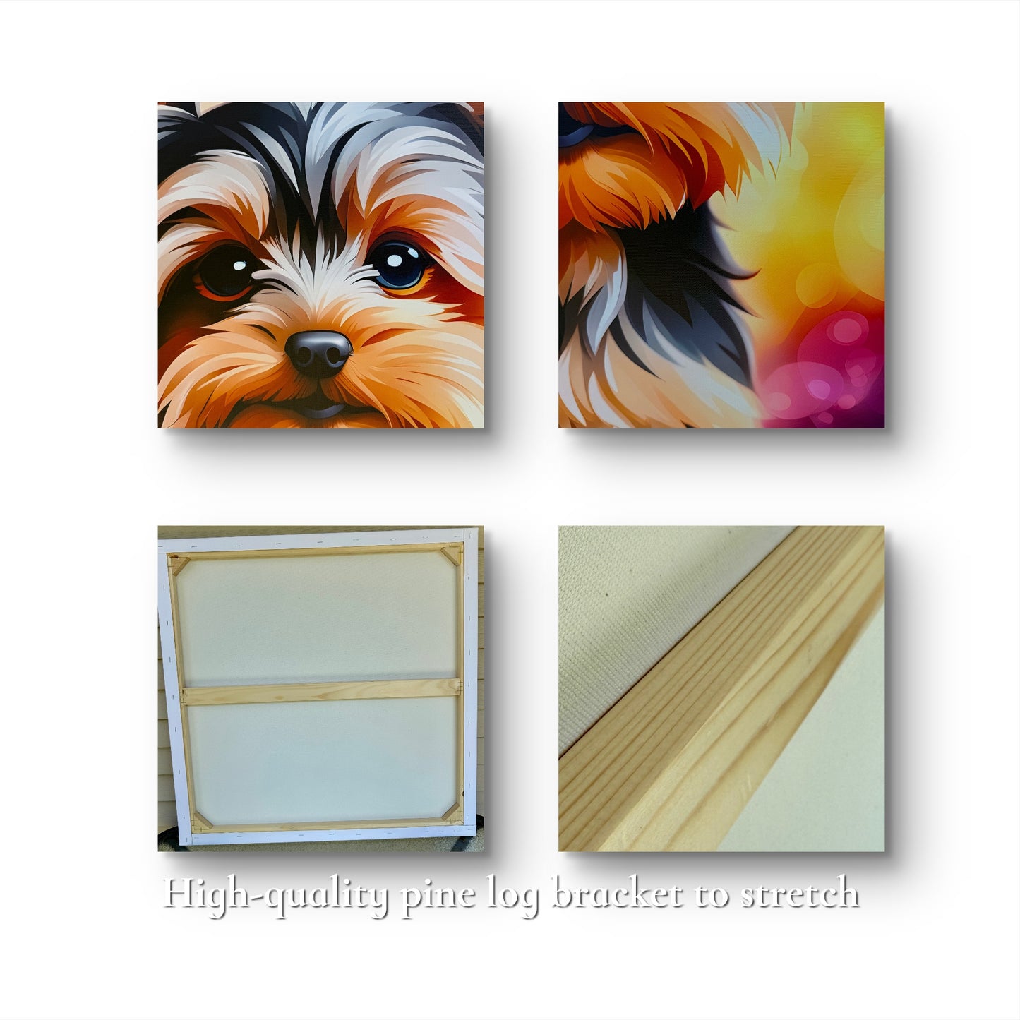 Brand New Whimsical Yorkshire Terrier Print art.